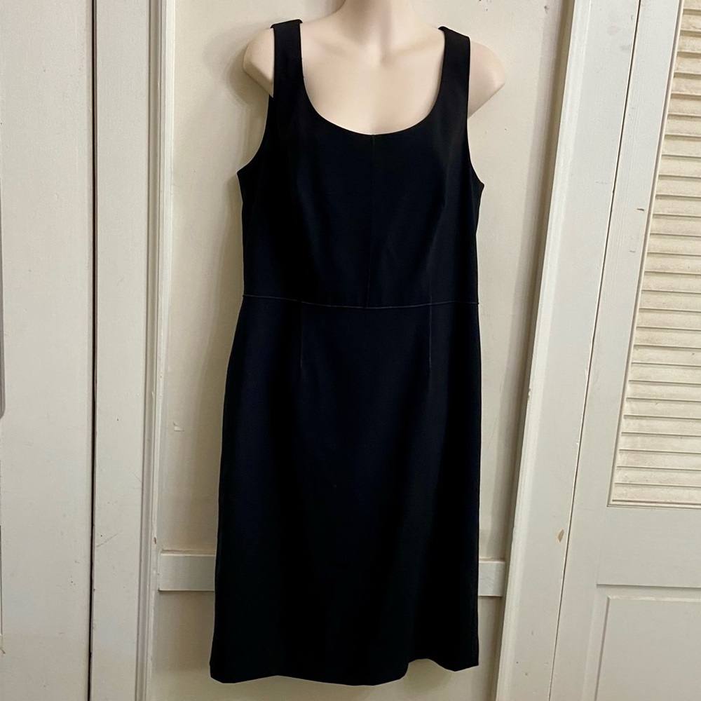 Ann Taylor Black Lined Dress Size 10